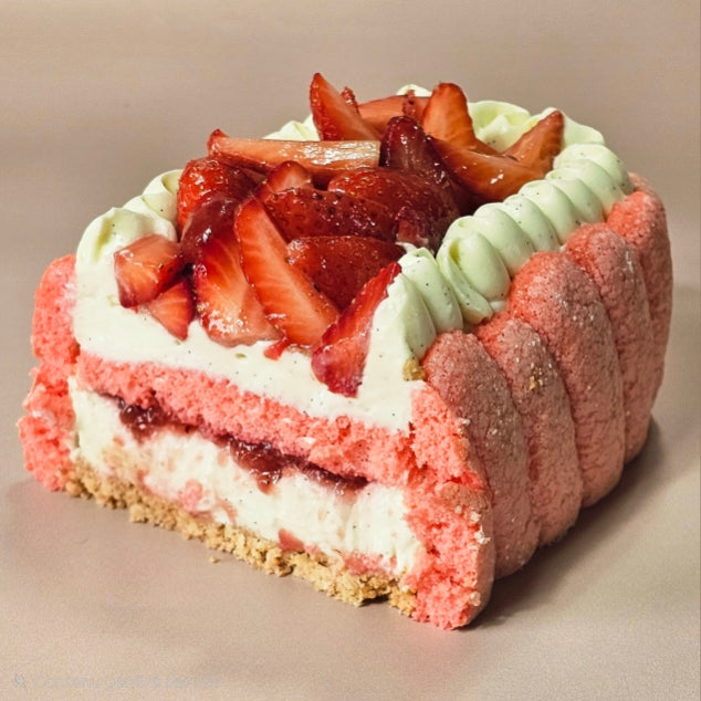 Charlotte fraise vanille