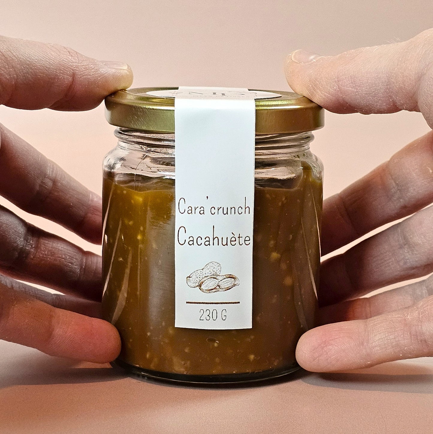 Caramel crunchy Cacahuète