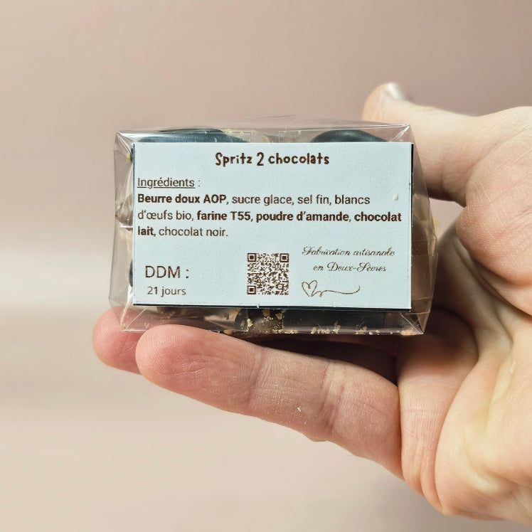 Sachet de spritz 2 chocolats
