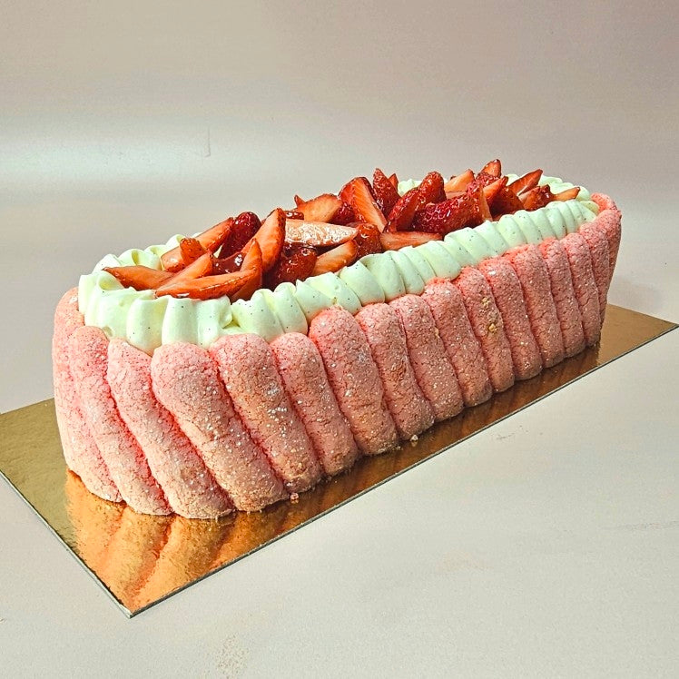 Charlotte fraise vanille