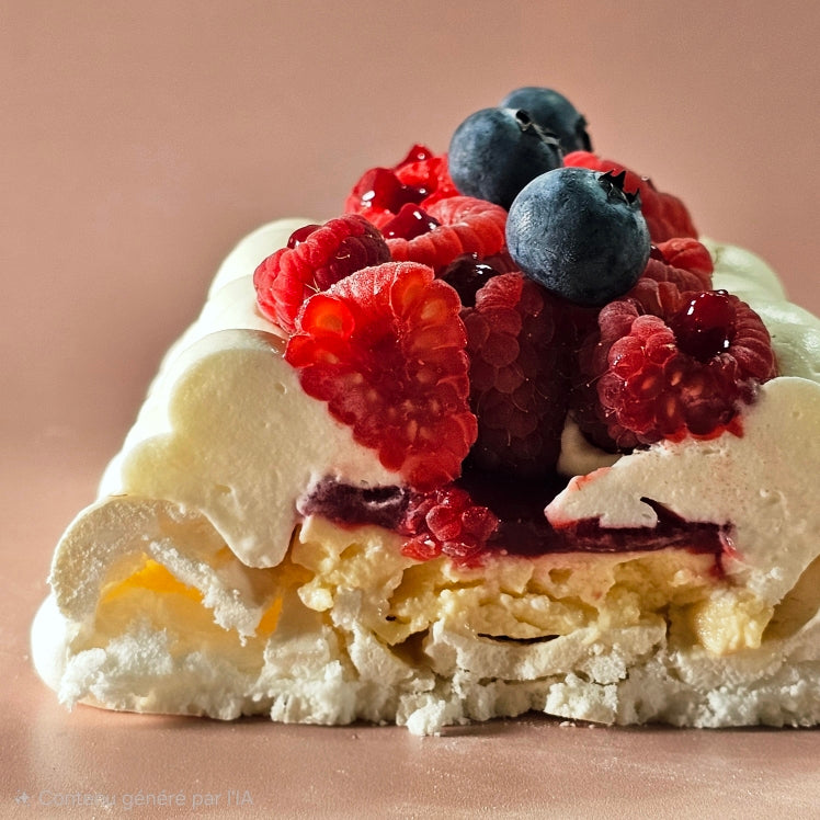 Pavlova framboise verveine