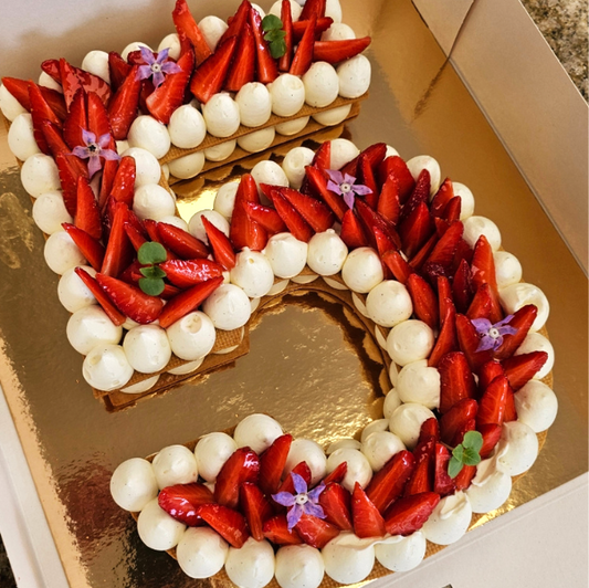 Number & Letter cake